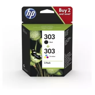 HP 303 (3YM92AE#301) - tusz, black + color (czarny + kolor) HP 303 (3YM92AE#301) - tusz, black + color (czarny + kolor)