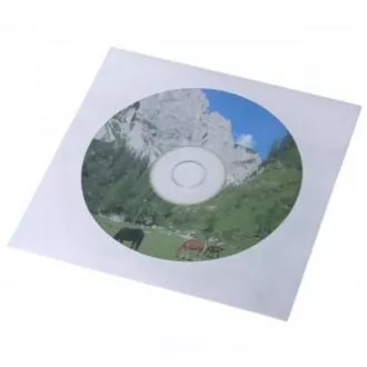 Koperta na 1 płytę CD, papierowa, biała, z okienkiem, logo, opakowanie 100 szt. Koperta na 1 płytę CD, papierowa, biała, z okienkiem, logo, opakowanie 100 szt.