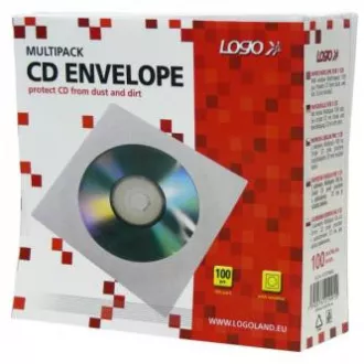 Koperta na 1 płytę CD, papierowa, biała, z okienkiem, logo, opakowanie 100 szt. Koperta na 1 płytę CD, papierowa, biała, z okienkiem, logo, opakowanie 100 szt.