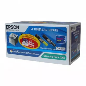 Epson C13S050268 - toner, black + color (czarny + kolor) Epson C13S050268 - toner, black + color (czarny + kolor)