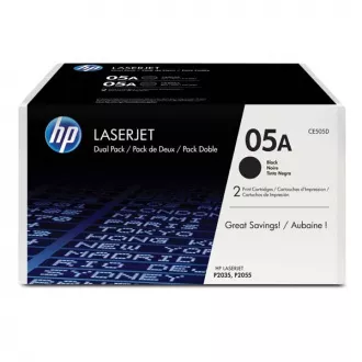 HP 05A (CE505D) - toner, black (czarny) 2szt HP 05A (CE505D) - toner, black (czarny) 2szt