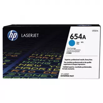 HP 654A (CF331A) - toner, cyan
