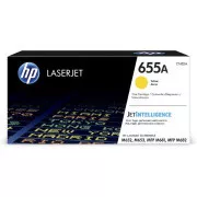 HP 655A (CF452A) - toner, yellow (żółty)