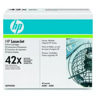 HP 42X (Q5942XD) - toner, black (czarny) 2szt HP 42X (Q5942XD) - toner, black (czarny) 2szt