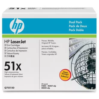 HP 51X (Q7551XD) - toner, black (czarny) HP 51X (Q7551XD) - toner, black (czarny)