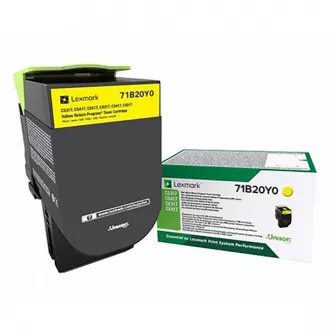Lexmark 71B20Y0 - toner, yellow (żółty)