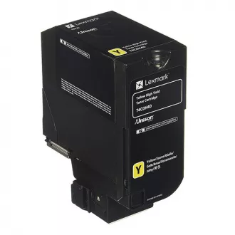 Lexmark 74C0H40 - toner, yellow (żółty) Lexmark 74C0H40 - toner, yellow (żółty)