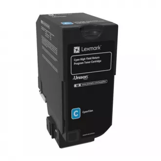 Lexmark 74C2HC0 - toner, cyan