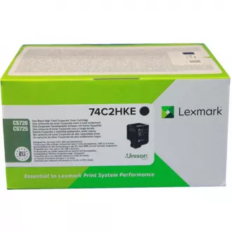 Lexmark 74C2HKE - toner, black (czarny)