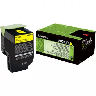 Lexmark 80C2HYE - toner, yellow (żółty) Lexmark 80C2HYE - toner, yellow (żółty)