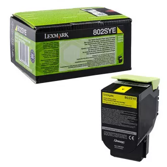 Lexmark 80C2SYE - toner, yellow (żółty)