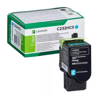 Lexmark C232HC0 - toner, cyan