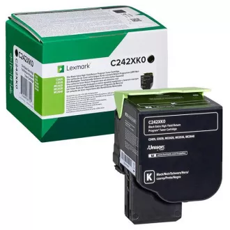 Lexmark C242XK0 - toner, black (czarny)