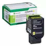 Lexmark C242XY0 - toner, yellow (żółty)