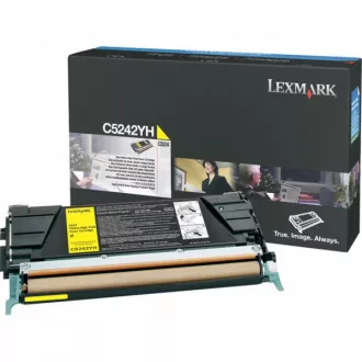 Lexmark C5242YH - toner, yellow (żółty) Lexmark C5242YH - toner, yellow (żółty)