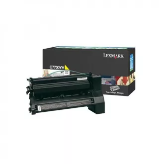 Lexmark C7700YH - toner, yellow (żółty)
