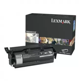 Lexmark X654X31E - toner, black (czarny)