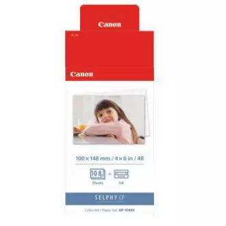 Canon Color Ink Paper Set, KP108IN, KP-108IN, papier fotograficzny, 3 opakowania KP36IN typ błyszczący, 3115B001, biały, CP100, 220, 300, 330, 400