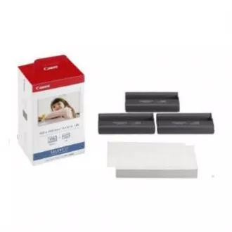 Canon Color Ink Paper Set, KP108IN, KP-108IN, papier fotograficzny, 3 opakowania KP36IN typ błyszczący, 3115B001, biały, CP100, 220, 300, 330, 400