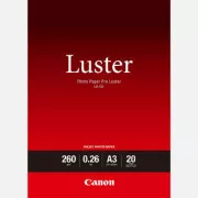 Canon LU-101 Photo Paper, LU-101, papier fotograficzny, błyszczący, 6211B007, biały, A3, 260 g/m2, 20 szt., atramentowy
