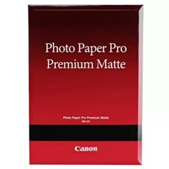 Canon PM-101 Photo Paper Premium Matte, PM-101, papier fotograficzny, matowy, 8657B017, biały, A2, 16,54x23,39