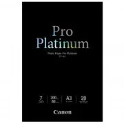 Canon Photo Paper Pro Platinum, PT-101 A3, papier fotograficzny, błyszczący, 2768B017, biały, A3, 300 g/m2, 20 szt., atramentowy
