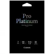 Canon Photo Paper Pro Platinum, PT-101, papier fotograficzny, błyszczący, 2768B013, biały, 10x15cm, 4x6", 300 g/m2, 20 szt., atramentowy