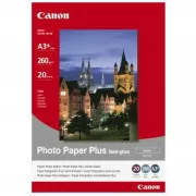 Canon Photo Paper Plus Semi-Glossy, SG-201 A3 , papier fotograficzny, półbłyszczący, satynowy, typ 1686B032, biały, A3 , 13x19", 260 g/m2, 20 k