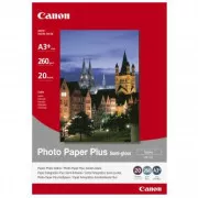 Canon Photo Paper Plus Semi-Glossy, SG-201 A3 , papier fotograficzny, półbłyszczący, satynowany, typ 1686B032, biały, A3 , 13x19", 260 g/m2, 20 szt,