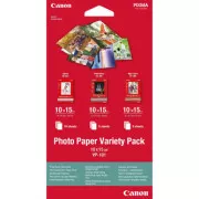 Canon Photo Paper Variety Pack VP-101, VP-101, papier fotograficzny, 5x PP201, 5x SG201, 10x GP501 typ błyszczący, 0775B078, biały, 10x15cm, 4x6"