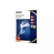 Epson Ultra Glossy Photo Paper, C13S041944BH, papier fotograficzny, błyszczący, biały, R200, R300, R800, RX425, RX500, 13x18cm, 5x7", 300 g/m2, 5