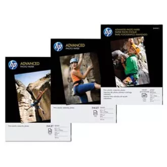 HP Advanced Glossy Photo Paper, Q8691A, papier fotograficzny, błyszczący bez obramowania, biały, zaawansowany, 10 x 15 cm, 4 x 6 cali, 250 g/m2, 25 szt.