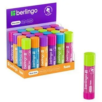 Klej w sztyfcie Fuze, 10 g, 24 sztuki, Berlingo Klej w sztyfcie Fuze, 10 g, 24 sztuki, Berlingo