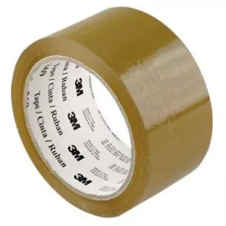 Taśma klejąca, akrylowa, 3M, brązowa, 50 mm, 66 m