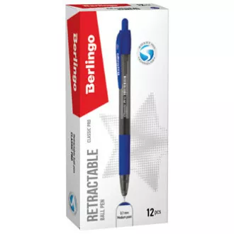 Berlingo, długopis, niebieski, 12 sztuk, 0,7 mm, Classic Pro Berlingo, długopis, niebieski, 12 sztuk, 0,7 mm, Classic Pro