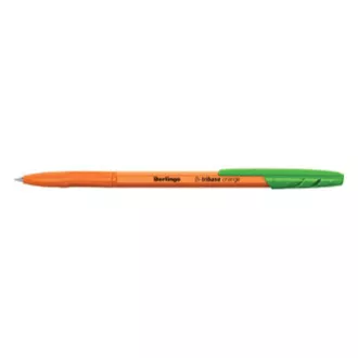 Berlingo, długopis, zielony, 50szt, 0.7mm, Tribase pomarańczowy, WYPRZEDAŻ Berlingo, długopis, zielony, 50szt, 0.7mm, Tribase pomarańczowy, WYPRZEDAŻ