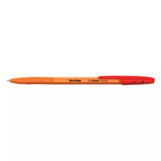 Berlingo, długopis, czerwony, 50 sztuk, 0,7 mm, Tribase Orange