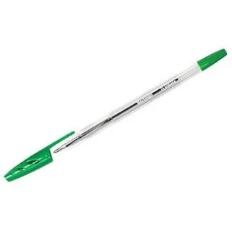 Berlingo, długopis, zielony, 50szt, 1mm, Tribase, WYPRZEDAŻ