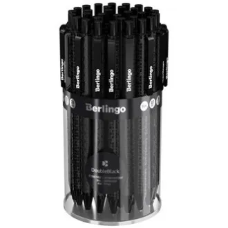 Berlingo, długopis, chowany, niebieski, 24 sztuki, 0,7 mm, DoubleBlack