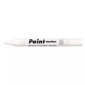 Centropen, marker 9100, biały, 10szt, 5mm, światłotrwały, nie zawiera toluenu/ksylenu, cena za 1szt.