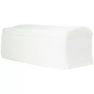Serwetka papierowa ZZ, 240 x 210 mm, biała, 3200 sztuk, dwuwarstwowa