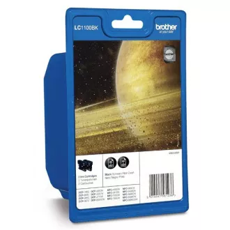Brother LC-1100 (LC1100BKBP2) - tusz, black (czarny) 2szt Brother LC-1100 (LC1100BKBP2) - tusz, black (czarny) 2szt