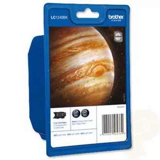 Brother LC-1240 (LC1240BKBP2) - tusz, black (czarny) 2szt