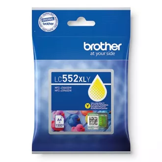 Brother LC-552-XL (LC552XLY) - tusz, yellow (żółty)