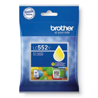 Brother LC-552 (LC552Y) - tusz, yellow (żółty) Brother LC-552 (LC552Y) - tusz, yellow (żółty)