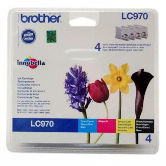 Brother LC-970 (LC970VALBP) - tusz, black + color (czarny + kolor)