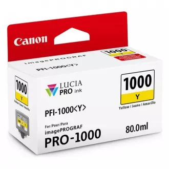 Canon PFI-1000 (0549C001) - tusz, yellow (żółty)