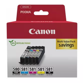 Canon PGI-580 (2078C007) - tusz, black + color (czarny + kolor)