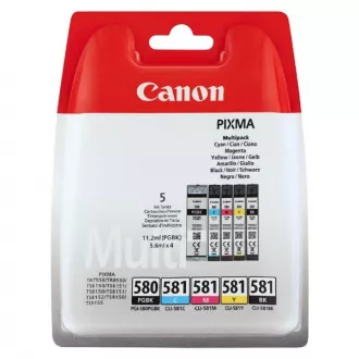 Canon PGI-580, CLI-581 (2078C005) - tusz, black + color (czarny + kolor)