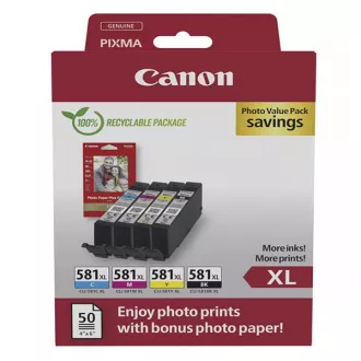 Canon CLI-581-XL (5437C004) - tusz, black + color (czarny + kolor) Canon CLI-581-XL (5437C004) - tusz, black + color (czarny + kolor)